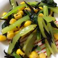 mantacarp's cooksnap of when they made 小松菜とコーンのひじきツナ ＊作り置き＊.