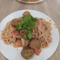 マリ丼's cooksnap of when they made トマト缶で◎なすツナのトマトソースパスタ.