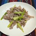 じゃりてん's cooksnap of when they made 疲労回復！アスパラガスと豚肉の生姜焼き.