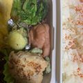 アトムガール's cooksnap of when they made ＊衣サクサク★ズッキーニの天ぷらお弁当に.