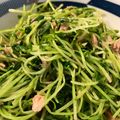 ふくこーべ's cooksnap of when they made 豆苗とツナのレンチン和え.