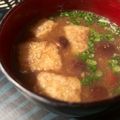クック☆やーっ！'s cooksnap of when they made 油揚げとなめこの味噌汁.