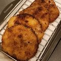 アクセル☆'s cooksnap of when they made 衣が剥れない☆サクサクのハムカツ☆.