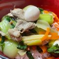 ★なみ☆'s cooksnap of when they made ランチ◎豚コマ☆チンゲン菜☆簡単♪中華丼.
