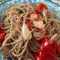 seacomet's cooksnap of when they made 蕎麦ペペロンチーノ.