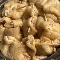 crystaI's cooksnap of when they made 油揚げと卵で簡単♫巾着.