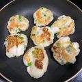 新川琴美's cooksnap of when they made 検索トップ10厚揚げはんぺんカニカマ焼き.