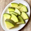 悠LOVE航's cooksnap of when they made メロンの切り方.