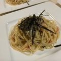 papikun's cooksnap of when they made 簡単☆梅しそおじゃこの冷製スパゲティ.