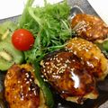 まみお✳'s cooksnap of when they made 和風☆肉詰めピーマン♪.