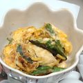 natsukori's cooksnap of when they made オクラと卵炒め.