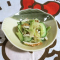 mmameco's cooksnap of when they made ちくわときゅうりのザーサイ和え.