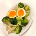 悠LOVE航's cooksnap of when they made 半熟玉子のオリーブチーズサラダ.