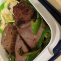 あゆたっくん's cooksnap of when they made お弁当にも＊ハムステーキのクレソル炒め.