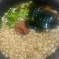 にゃつめ〜's cooksnap of when they made 梅わかめうどん.