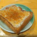 ちーまぐ's cooksnap of when they made 家事ヤロウ　揚げパン風トーストアレンジ.