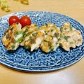 ルパンのかあさん☆彡's cooksnap of when they made お弁当にも♪鶏胸肉と大葉のゴロゴロ焼き.