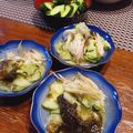 ひっこ's cooksnap of when they made 胡瓜と茗荷入り＊もずくの酢の物.