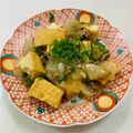 あっこ姉's cooksnap of when they made 豚ひき厚揚げ大根あっさり煮☆優しい味副菜.