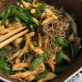 ngta05's cooksnap of when they made ピーマンとこんにゃくとちくわのきんぴら.