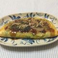 umemodoki's cooksnap of when they made お好み焼き風☆卵焼き☆節約一品！.