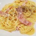 m818s's cooksnap of when they made リュウジさんのレンジでカルボナーラ.