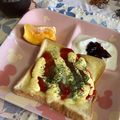 クック49L4Ho☆'s cooksnap of when they made ボリュームＵＰ！目玉焼きトースト★.