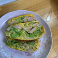 クックXU0CVJ☆'s cooksnap of when they made 魚ソーセージとキャベツの玉子焼き.