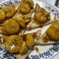 gomanasu's cooksnap of when they made フライパンで絶品キャラメルバナナトースト.