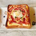 さくらん餅's cooksnap of when they made ベーコンとたまごのトースト.