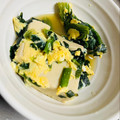 ゆっけどーん's cooksnap of when they made 高野豆腐とほうれん草の卵とじ.