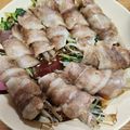 ちっず's cooksnap of when they made レンジで簡単！もやしと豆苗の豚肉巻き.