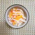 サンディサンディ's cooksnap of when they made お正月おせちにも。柿･大根･人参☆なます.