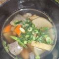 ちゃちゅ2's cooksnap of when they made 【農家のレシピ】具だくさん☆けんちん汁.