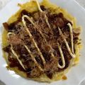 ♡ルヴァ♡'s cooksnap of when they made 天ぷら粉だからモチモチ≋お好み焼き.