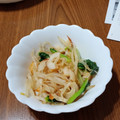 ramieru's cooksnap of when they made 簡単給食 小松菜と春雨のナムル.