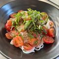 azbjbn's cooksnap of when they made 塩麹でフレッシュトマトのソースの冷製麺.