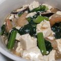 fu♪♪'s cooksnap of when they made 豆腐と小松菜、海老のうま煮♡.
