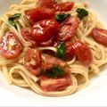pali's cooksnap of when they made 簡単！プチ贅沢ミニトマトパスタ.