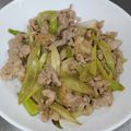 ♡ルヴァ♡'s cooksnap of when they made 豚こまとアスパラのネギ塩丼♪.