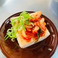 azbjbn's cooksnap of when they made キムチ冷やっこ.