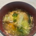 春巻きママ's cooksnap of when they made チンゲン菜と卵のとろみスープ.