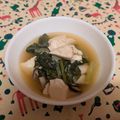 龍青空ママ's cooksnap of when they made 小松菜と豆腐のスープ.