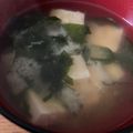 ﾌﾞﾚﾝﾀﾞ's cooksnap of when they made 時短5分で【豆腐とワカメの味噌汁】.
