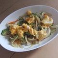 きらり流れ星's cooksnap of when they made 煮込みハンバーグとゴーヤのロコモコ丼風.
