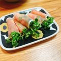 海理ママ's cooksnap of when they made カイワレ・クリームチーズの生ハム巻き.