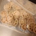 アクセル☆'s cooksnap of when they made れんこんの冷凍保存.