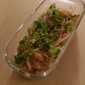 アクセル☆'s cooksnap of when they made ありあわせde小鉢✿もやしと鶏皮.