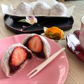 まかおん☆えま☆彡's cooksnap of when they made 切り餅で固くならない！いちご大福.
