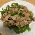 ＊HIRAHIRA＊'s cooksnap of when they made 豚バラとピーマンの中華炒め.